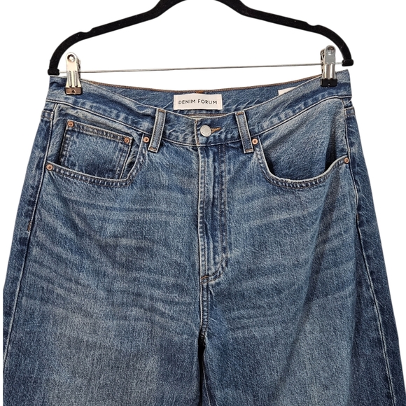 NWT Aritzia Denim Forum The Farrah Hi-Rise Wide Jean Size 31 - Picture 4 of 10